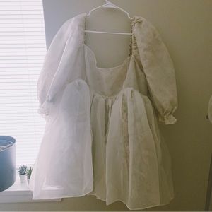 Selkie The Heritage Morning Rose Puff Dress